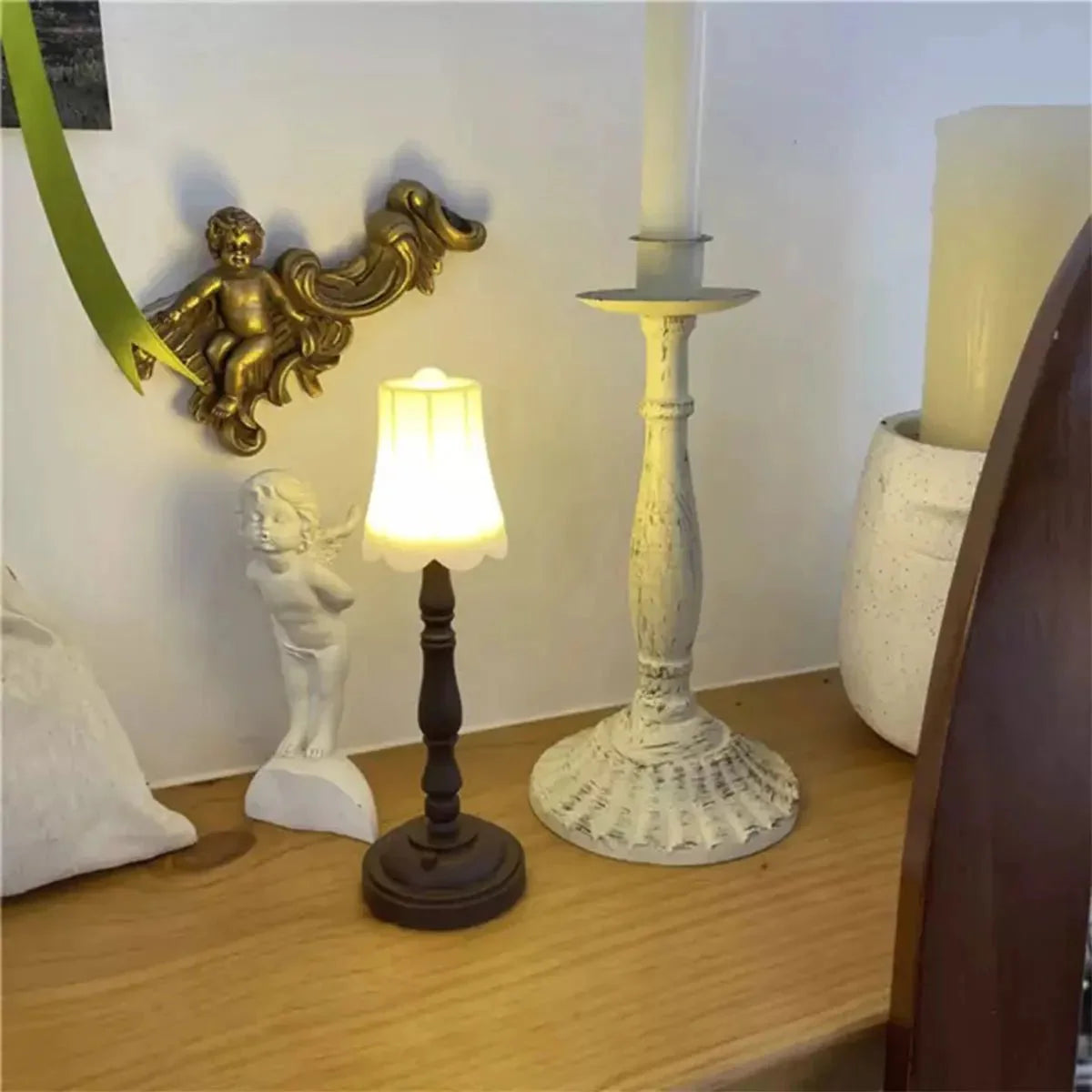 Vintage Stil Nachttischlampe