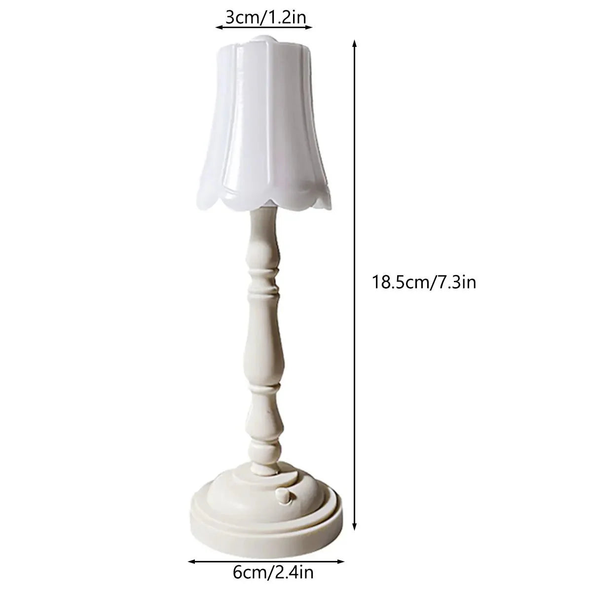 Vintage Stil Nachttischlampe