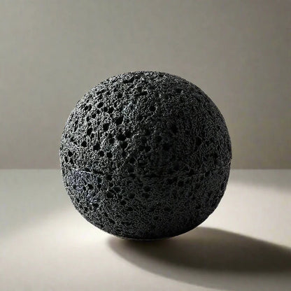 Skurrige schwarze Vulkanstein-Schüssel