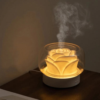 Aromatherapie-Luftbefeuchter  – Eleganter Ultraschall-Diffuser mit LED & Duftöl-Funktion