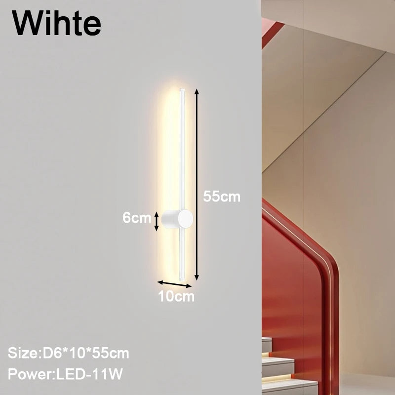 Minimalistische LED-Wandlampe NordicShine - Modernes und elegantes skandinavisches Design