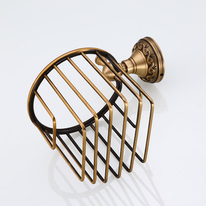 Wandmontierter Messing-Toilettenpapierhalter Antike Ausführung Rollenhalter