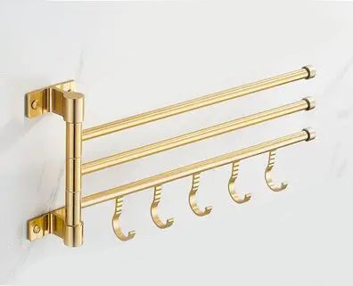 Wandmontierter Drehhandtuchständer Handtuchhalter Badezimmerzubehör