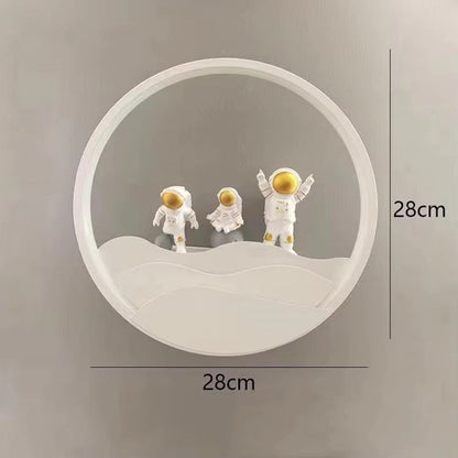 Astronaut Wandleuchte mit TriColor LED Licht - 11" x 11"
