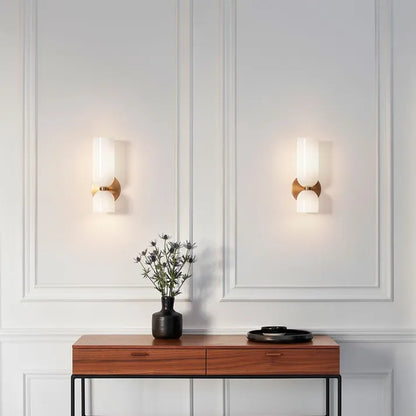LED-Wandapplique mit Doppelkopf aus Glas – Moderne Eleganz und Energieeffizienz