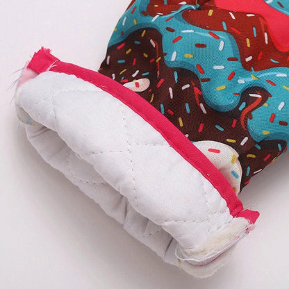 Wassermelonen- & Eiscreme-Design Ofenhandschuhe