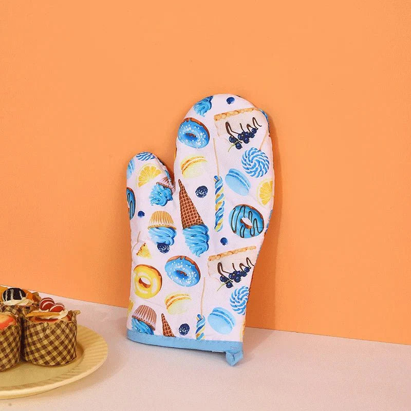 Wassermelonen- & Eiscreme-Design Ofenhandschuhe