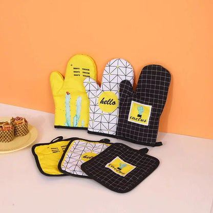 Wassermelonen- & Eiscreme-Design Ofenhandschuhe