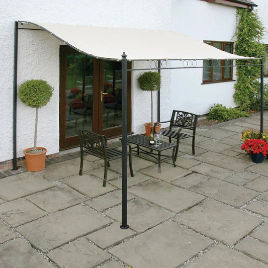 RoyaleGlow Wasserdicht Garten Terrassen Markise Decke Außen Sonnenschutz Segel UV Blocker