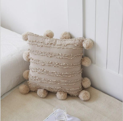 Pom Pom Kissenbezug