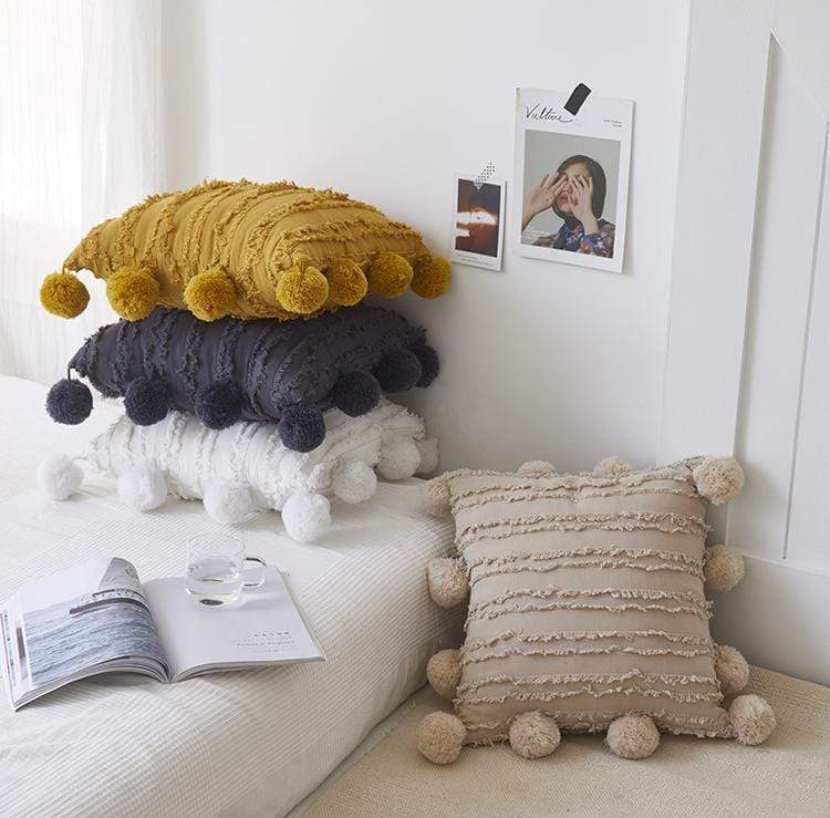 Pom Pom Kissenbezug