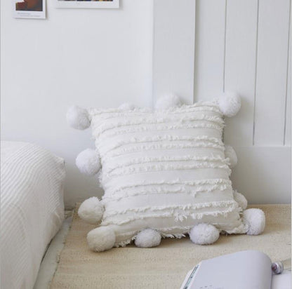 Pom Pom Kissenbezug