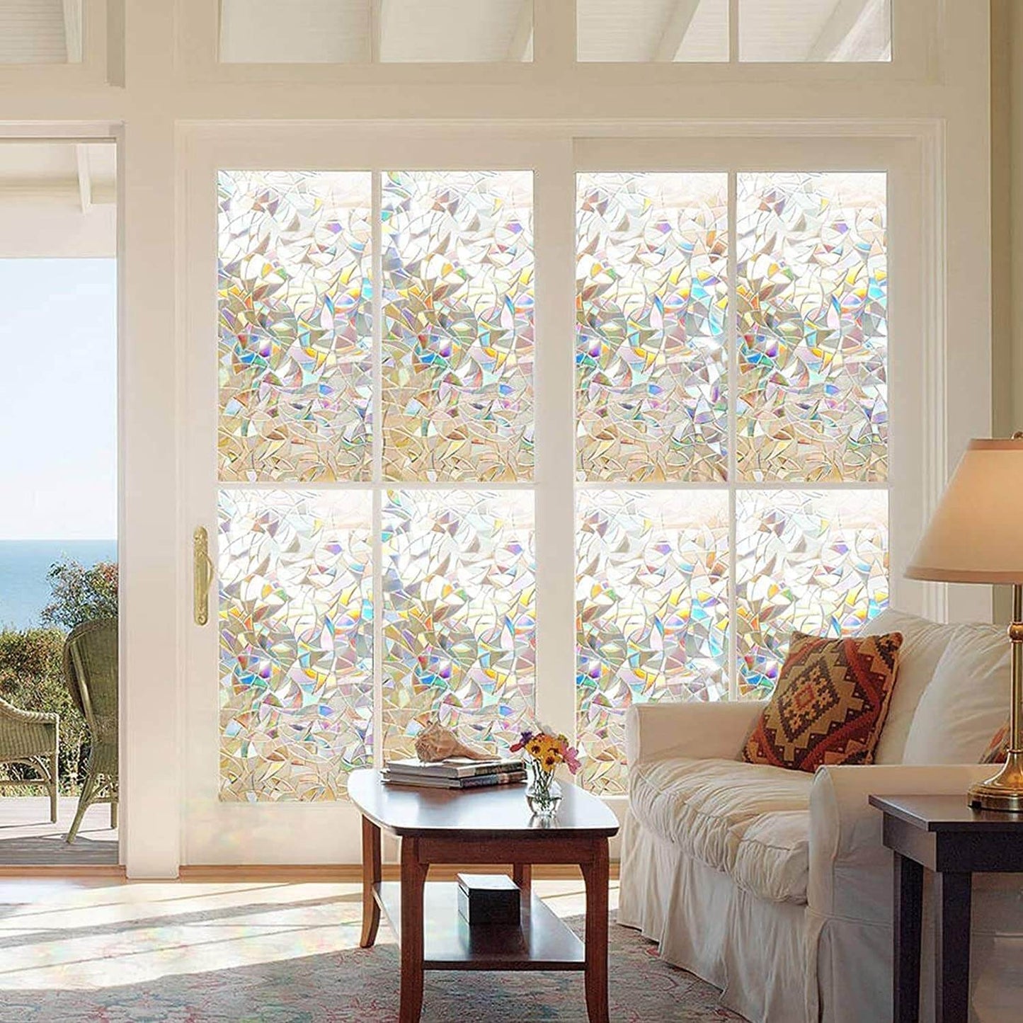 3D Regenbogen Fensterfolie