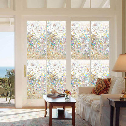 3D Regenbogen Fensterfolie