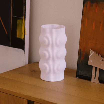 Royallure Französische Falten 3D Schreibtischlampe - Eleganter warmer Glanz für Wohnkultur