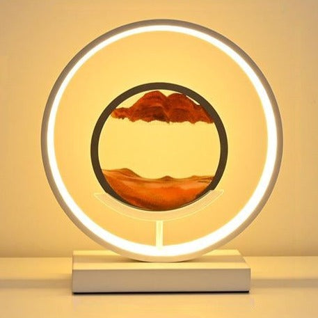 Verzaubernde Horizon Sand Art LED Lampe - Ambient Tischlicht für die Wohnkultur