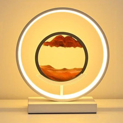 Verzaubernde Horizon Sand Art LED Lampe - Ambient Tischlicht für die Wohnkultur