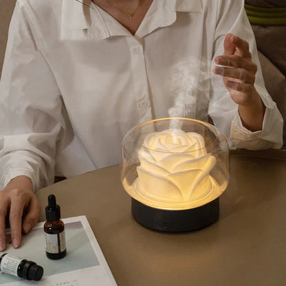 Aromatherapie-Luftbefeuchter  – Eleganter Ultraschall-Diffuser mit LED & Duftöl-Funktion