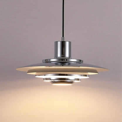 Moderne LED-Eisen- und Aluminium-Hängelampe - Skandinavische Designlampe