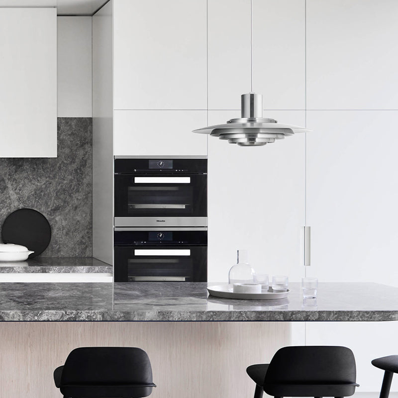 Moderne LED-Eisen- und Aluminium-Hängelampe - Skandinavische Designlampe