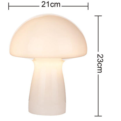 RetroGlow – Charmante Tischlampe im Vintage-Pilzdesign