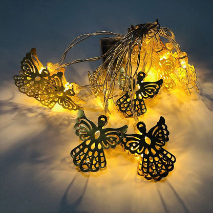 Moderne Gold Angel String Light - Langes Eisen - Feenlichtlicht