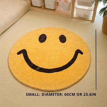 Smiley -Gesicht Teppich