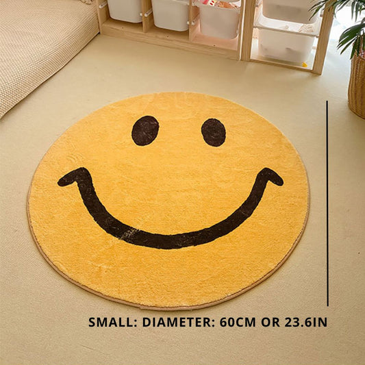 Smiley -Gesicht Teppich