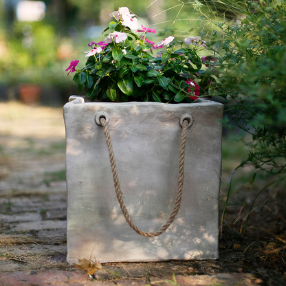 Einkaufstaschen-Förmige Blumen- Und Gartenpflanzentopf