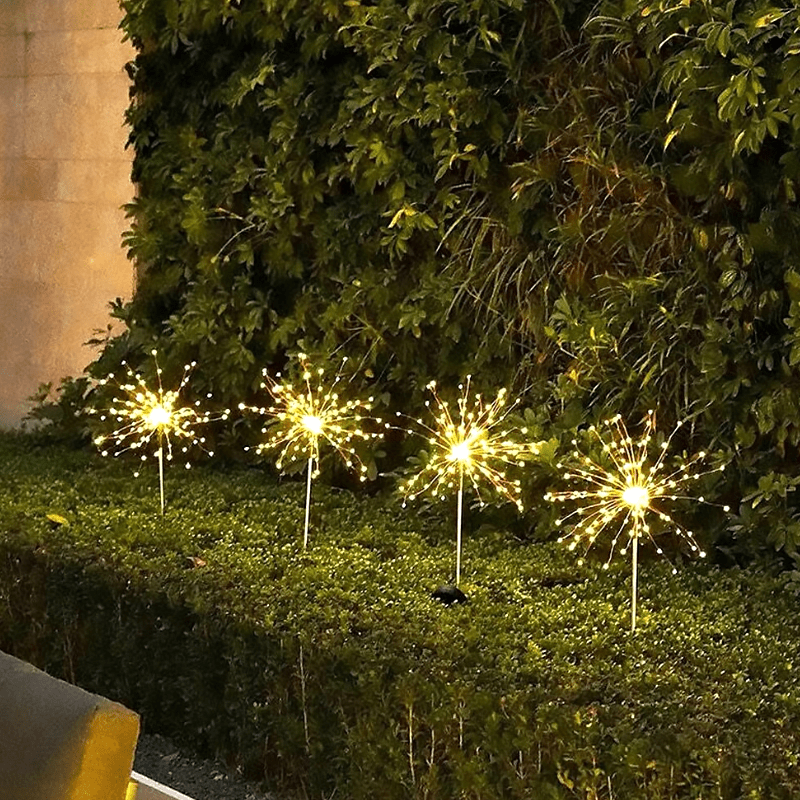 Solar Feuerwerk Gartenleuchten