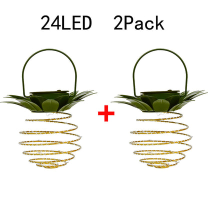 Solar-Ananas-Laterne mit LED-Kupferdrahtlichtern