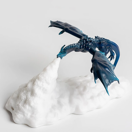 Feueratmende Drachen Led -Tischlampe