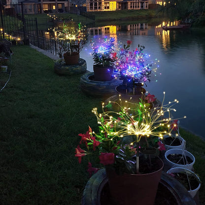 Solar Feuerwerk Gartenleuchten