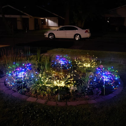 Solar Feuerwerk Gartenleuchten