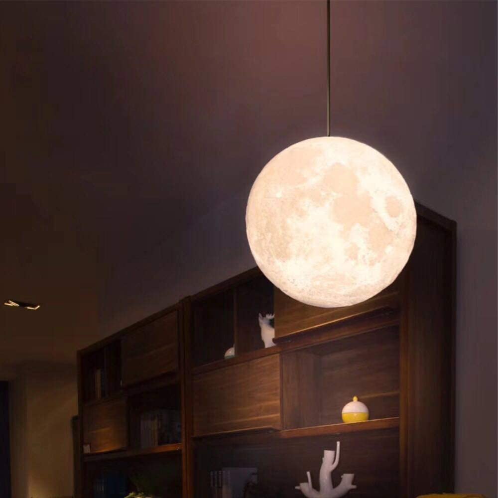 Moderner Kreativer 3D - Mond - Anhänger Licht