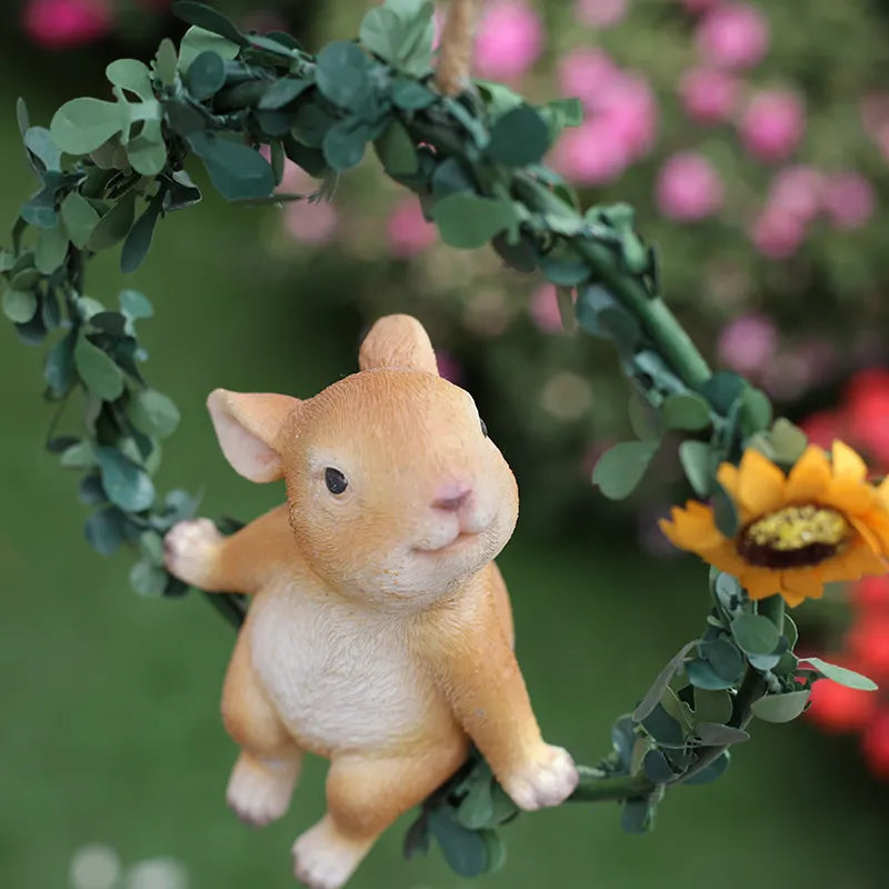 Cartoon Hase Garten Dekor