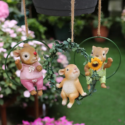 Cartoon Hase Garten Dekor