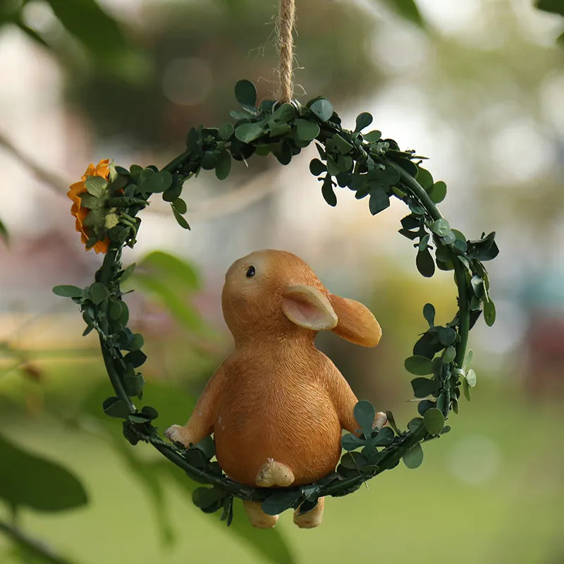 Cartoon Hase Garten Dekor