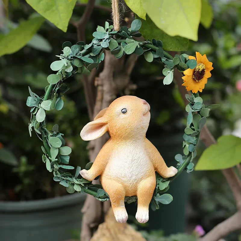Cartoon Hase Garten Dekor