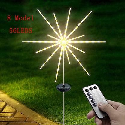 Solar Feuerwerkskette Lichter