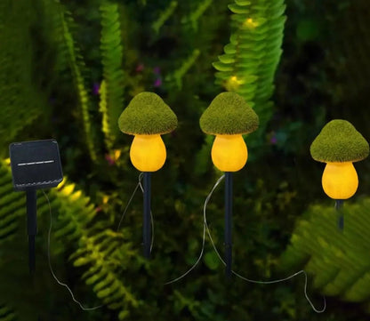 Pilz-Solar-Gartenleuchte