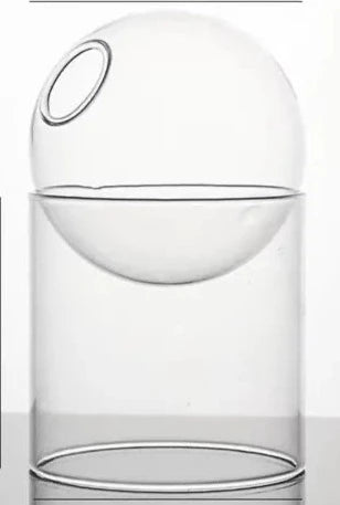 Zierliche Glas-Wohnkultur