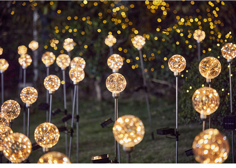 LED Solar-Kugellampe für Garten und Dekoration