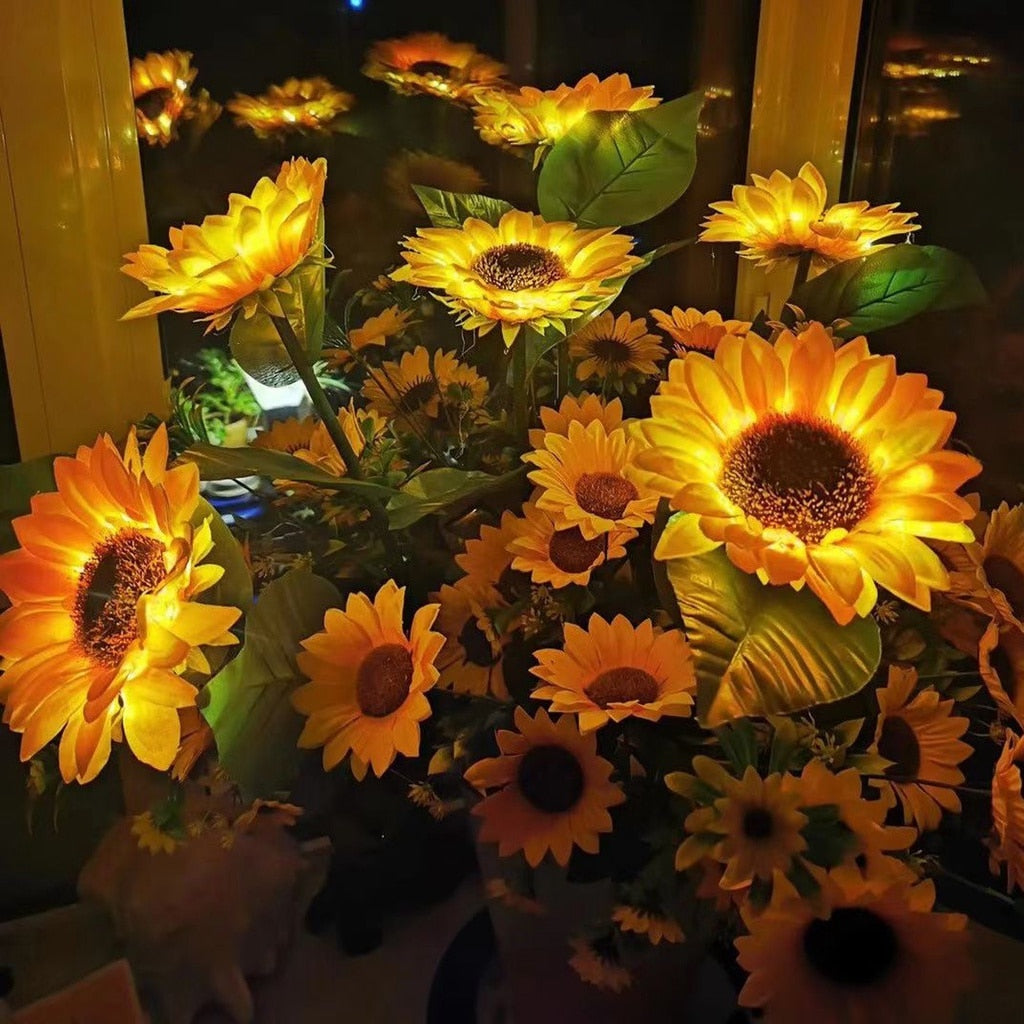 Solar LED Sonnenblumen