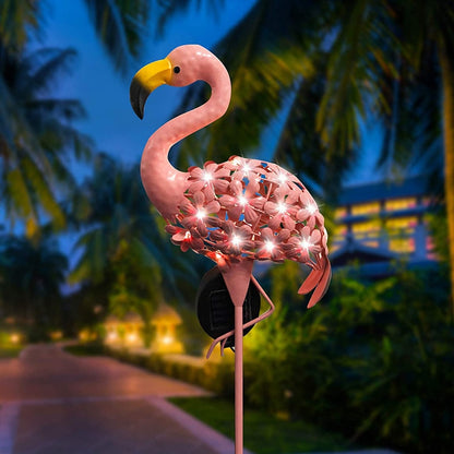 Flamingo Solarleuchten: Wasserdichte Gartendekoration