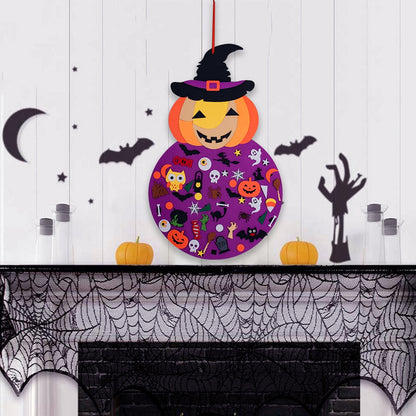 Filz Katze & Geist Halloween Ornamente