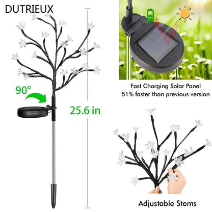 Solar-Kirschblüten-LED-Lichter