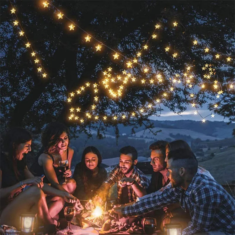 Solar Sternenlichter mit Funkeln