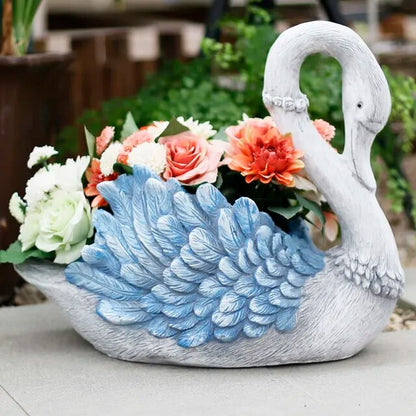 Schwan Eleganz: Gartenschaustück