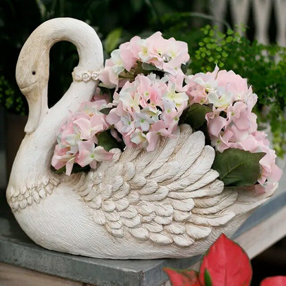 Schwan Eleganz: Gartenschaustück